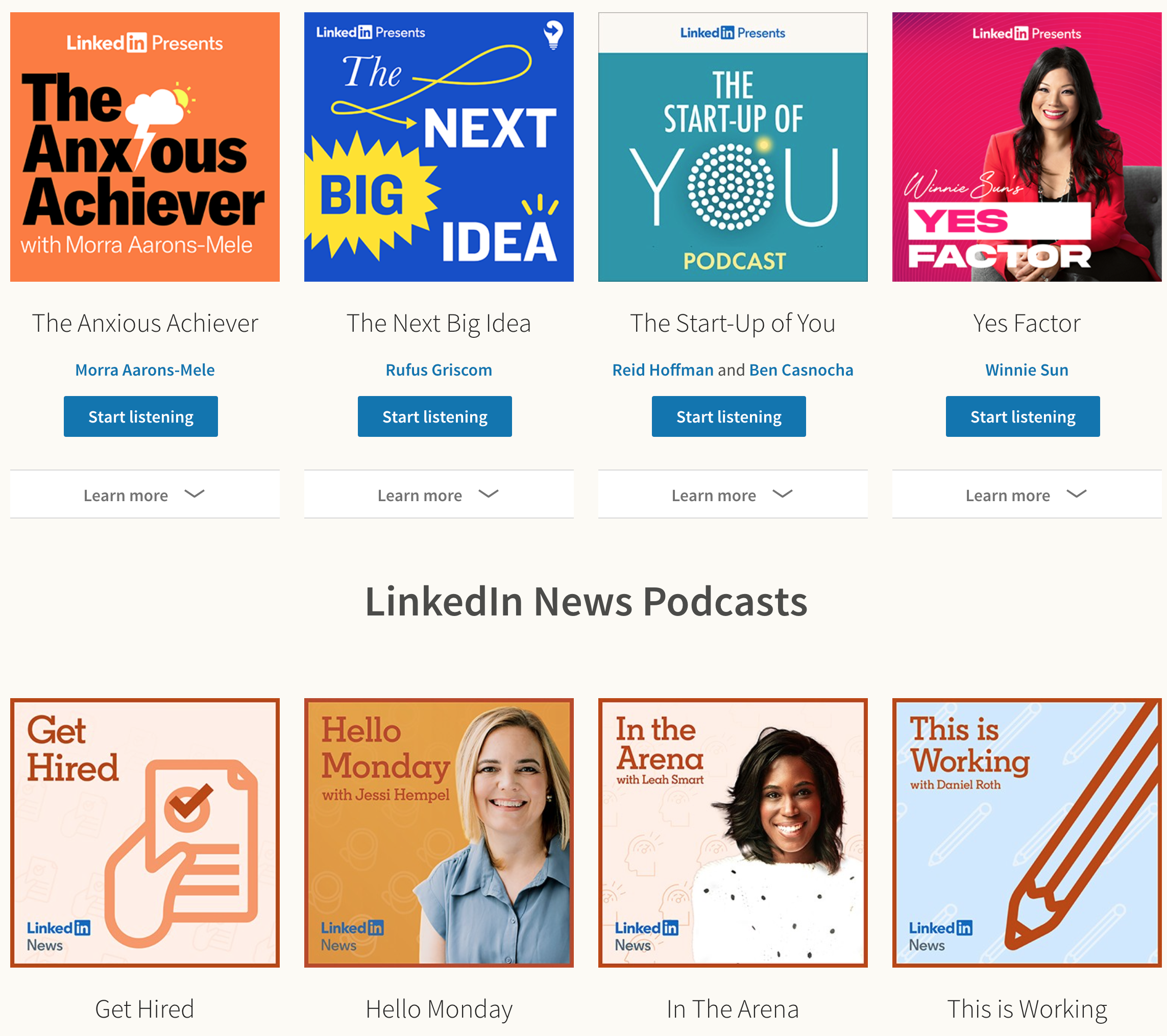 The LinkedIn Podcast Network